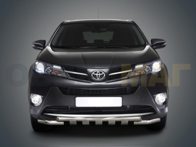 Защита переднего бампера Shark 60 мм для Toyota RAV-4 2013-2015