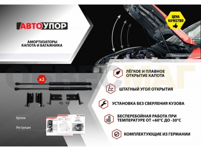 Амортизаторы капота Автоупор, 2 шт. для Haval H6 2014-2020