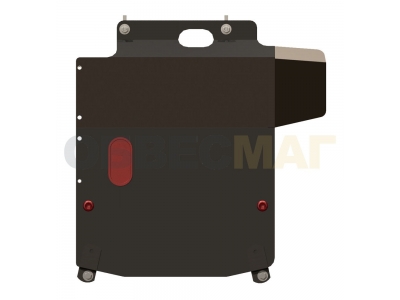 Защита картера и КПП Шериф сталь 2 мм с пластиковым пыльником для Volkswagen Passat B3/4 1988-1997