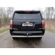 Защита заднего бампера 76 мм ТСС для Chevrolet Tahoe 2016-2021