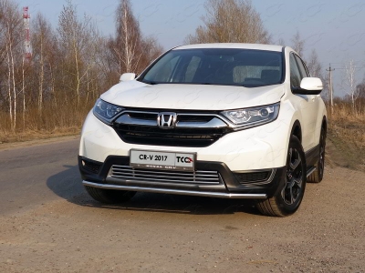 Накладка решетки радиатора нижняя 16 мм ТСС для Honda CR-V 2017-2021