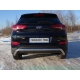 Защита заднего бампера кенгурин 60 мм ТСС для Hyundai Tucson 2015-2018