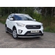 Решетка радиатора 12 мм ТСС для Hyundai Creta 2016-2021