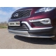 Накладка решётки радиатора 12 мм ТСС для Infiniti QX50 2016-2017