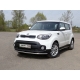Защита переднего бампера 42 мм ТСС для Kia Soul 2016-2021