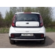 Защита заднего бампера 60 мм ТСС для Kia Soul 2016-2021