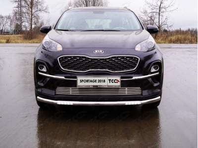Накладка решетки радиатора 12 мм для Kia Sportage 2019-2021