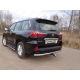 Защита заднего бампера 60 мм ТСС для Lexus LX-570/450d 2015-2021