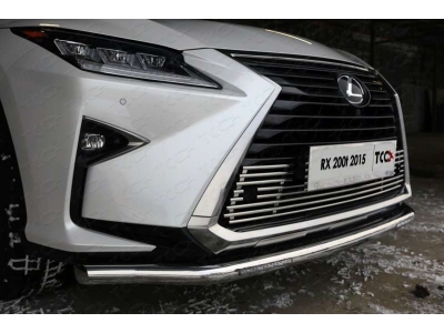Накладка решётки радиатора нижняя 12 мм ТСС для Lexus RX-200t/350/450h 2015-2021