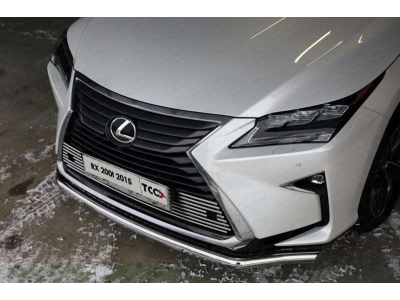 Накладка решётки радиатора нижняя 12 мм ТСС для Lexus RX-200t/350/450h 2015-2021