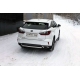Защита заднего бампера центральная 60 мм ТСС для Lexus RX-200t/350/450h 2015-2021