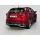Защита заднего бампера 42 мм ТСС для Lexus NX 2017-2021