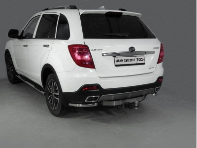 Фаркоп ТСС надпись Lexus, шар E для Lifan X60 2016-2021
