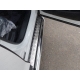 Пороги с площадкой алюминиевый лист 75х42 мм ТСС для Mazda CX-5 2018-2021