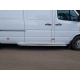 Порог с площадкой нержавеющий лист 42 мм ТСС для Mercedes-Benz Sprinter 2014-2018