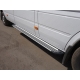 Порог алюминиевый Slim Line Silver ТСС для Mercedes-Benz Sprinter 2014-2018