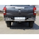 Защита задняя двойные уголки 76-42 мм ТСС для Mitsubishi L200 2019-2021