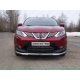 Защита переднего бампера с ДХО 60 мм ТСС для Nissan Qashqai (СПБ) 2015-2019