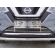 Решётка радиатора нижняя 12 мм ТСС для Nissan X-Trail T32 2018-2021