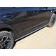 Защита штатных порогов 42 мм ТСС для Subaru XV 2011-2017