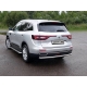 Защита заднего бампера 60 мм ТСС для Renault Koleos 2018-2021