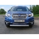 Накладка решётки радиатора нижняя 12 мм ТСС для Subaru Forester 2016-2018