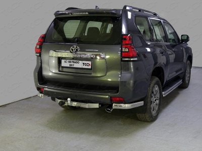 Фаркоп ТСС надпись Land Cruiser для Toyota Land Cruiser Prado 150