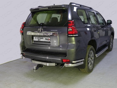Фаркоп ТСС надпись Land Cruiser для Toyota Land Cruiser Prado 150