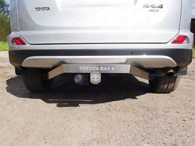 Фаркоп ТСС надпись Toyota RAV4 для Toyota RAV4 2015-2019