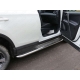 Пороги с площадкой нержавеющий лист 60 мм ТСС для Toyota RAV4 2015-2019