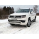 Защита передняя кенгурин 76 мм ТСС для Volkswagen Amarok 2016-2021