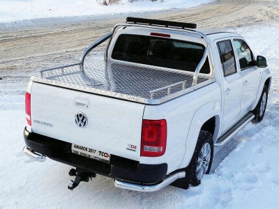Рейлинг длинный комплект ТСС для Volkswagen Amarok 2016-2021