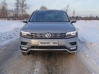 Защита переднего бампера для Offroad 42 мм ТСС для Volkswagen Tiguan 2016-2021