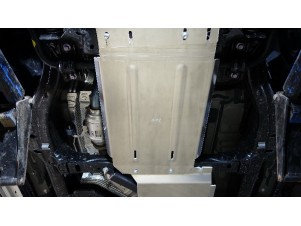 Защита АКПП (алюминий) 4мм для Toyota Land Cruiser 250 Prado 2.7 (бензин) 2024-н.в. №ZKTCC00709