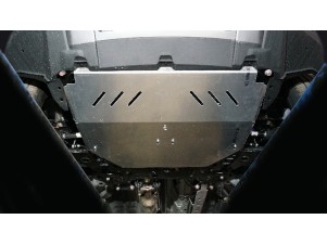 Защита картера и КПП (алюминий) 4мм для Jetour T2 2L 4WD 2023-н.в. T1 2L 4WD 2025-н.в. №ZKTCC00694