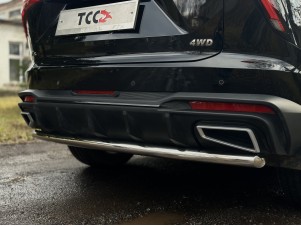 Защита задняя 60,3 мм для Haval F7X (2.0L 4WD) 2025-н.в. №HAVF7X25-05