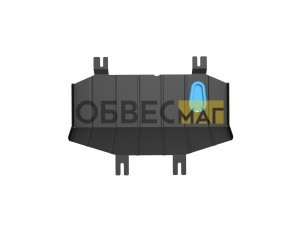 Защита картера для CНEVROLET Trailblazer (13-) 2.8 диз., 3.6 бен. АТ / Шевроле Трейлблейзер