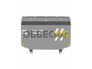 Защита картера и коробки передач для CHANGAN Uni-V 2023-н.в., Lamore 2023-н.в. 1.5T бензин AT FWD NLZ алюминий, 3 мм, с крепежом / Чанган Юни-В