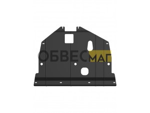 Защита картера и коробки передач для GAC GS8 (23-) 2.0 бен. AMT 4WD / Гак ГС8