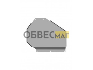 Защита силовых проводов для Voyah Free EVR Long Range 39кВт, Free 2023-н.в. NLZ алюминий, 3 мм, с крепежом / Воя Фри