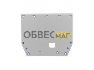 Защита переднего электродвигателя для Zeekr 9X  2025-н.в. 2.0 AT Бензин гибрид (алюминий, 3 мм) с креп. NLZ / Зикр