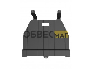 Защита картера и коробки передач для FIAT Doblo (07-) 1,4 бен. МТ / Фиат Добло