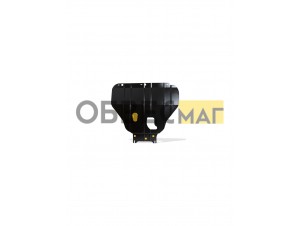 Защита картера для FORD Focus 2002-2010 (II), FORD C-max 2002-2011 1.4, 1.6, 1.8, 2.0 бензин, 1.8, 2.0 дизель MT/AT NLZ сталь, с крепежом / Форд Фокус
