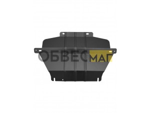 Защита радиатора для JAC T9  (24) 2,0 бен. диз. AT 4WD / Джак Т9