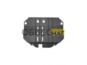 Защита картера и коробки передач для TOYOTA Probox 2014-н.в. 1.5 бензин CVT/4WDправое NLZ сталь, с крепежом / Тойота Пробокс