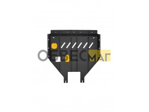 Защита картера для GEELY Tugella (21-), Knewstar 001 (24) 2,0 бен. AT / Джили Тугела