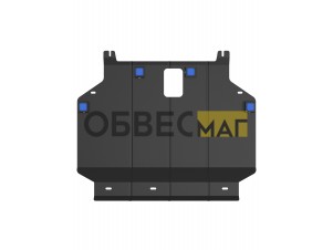 Защита картера и коробки передач для WEY 07 (23-) 1,5 гибрид AT 4WD / Вей