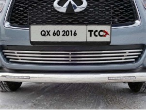 Накладка решётки радиатора 16 мм без круизконтроля для Infiniti QX60 № INFQX6016-34