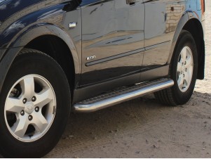 Пороги с листом d-60 для Chevrolet Captiva 2006 – н.в. CHС_2