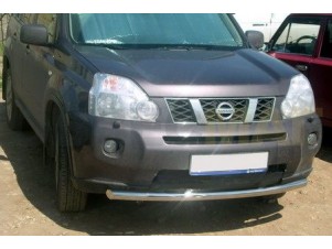 Защита переднего бампера 60 мм для Nissan X-Trail T31 № NXT2010 1.1